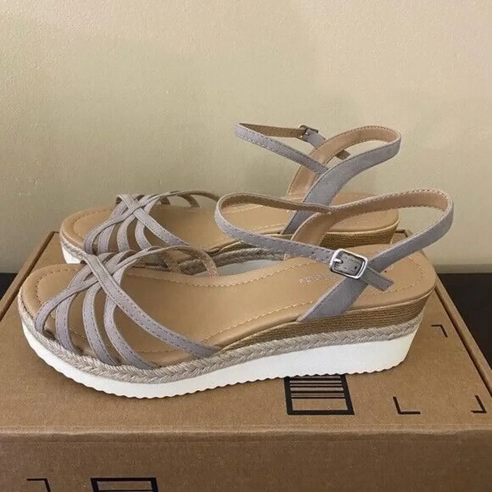 CityClassified Women's Strappy Sandals - Picture 1 of 7